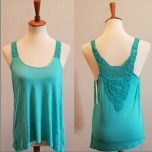 Moon & Sky teal tank NWT XS